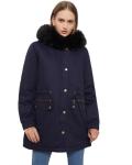 Small Quantity Clothing Manufacturer Women'S Parka Cotton Coat With Fur Collar