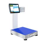 15 Inch LCD Display 15-500kg Seafood Processing Dock Android Print Label Scale