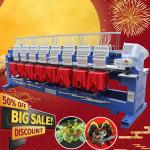 Industrial eight heads big area embroidery machine best price in bangladesh new