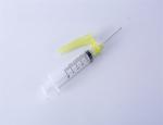 Sterile Medical Disposable Safety Syringe With Safety Needle 16G-30G FDA51K