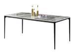 ODM Rectangular 120x70x75cm Restaurant Dining Table OEM Slab Stone