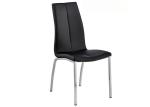 Leisure Simple Black Seat 440mm 560mm Modern Dining Chair