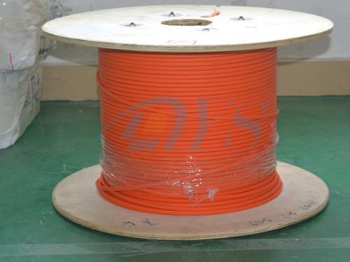 62.5 / 125um Fiber Optic Cable , Duplex Flat Fiber Optic Patch Cord Inflaming