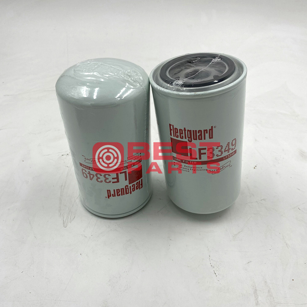 Excavator Engine Spare Parts Lube Spin - On Fleetguard Oil Filter Element OP592-2 LF3349 For Dongfeng Cummins Engine