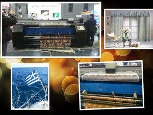 Quality Low Noise Sublimation Digital Fabric Printer Machine 50/60hz 6.5kw wholesale