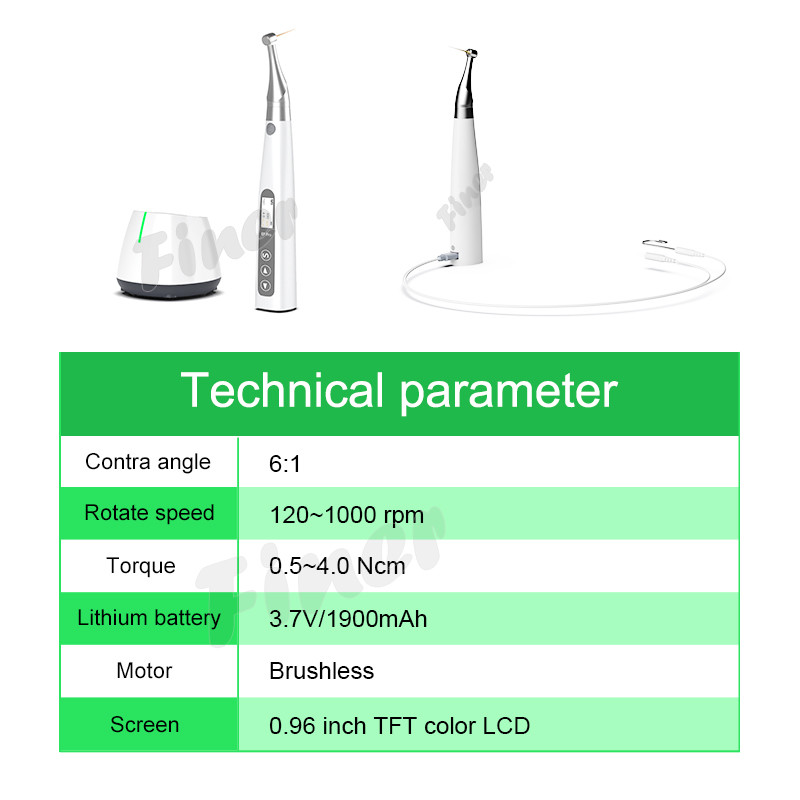 1000rpm 6/1 Apex Locator Endo Motor Automated Root Canal Endodontic Treatment