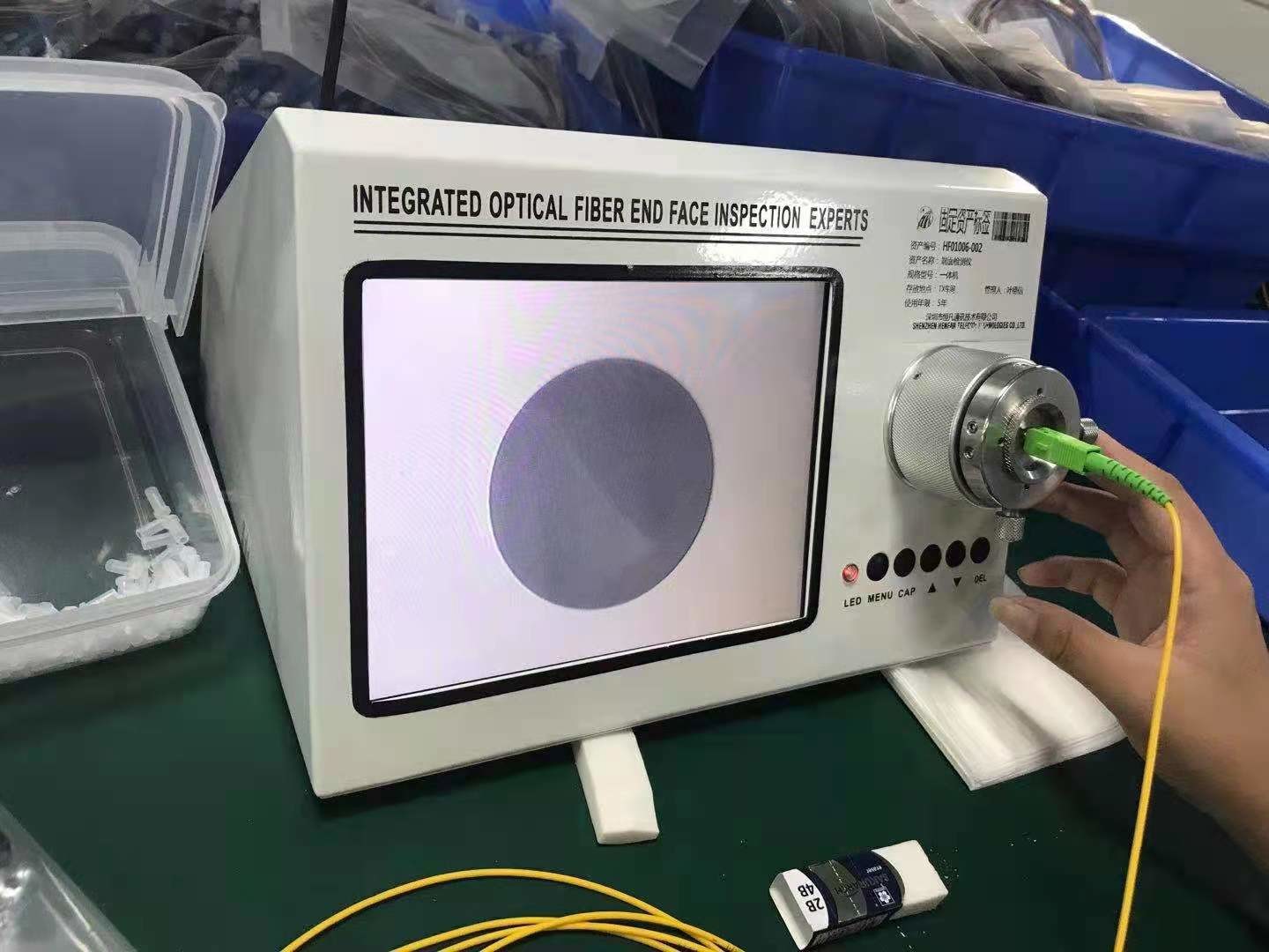 Fiber Optic FC UPC Polishing Fixture 12 Connectors Polishing Jig