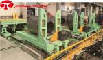 Stretch Wrapping Steel Coil Packing Machine 610mm Coil ID With Turnstile