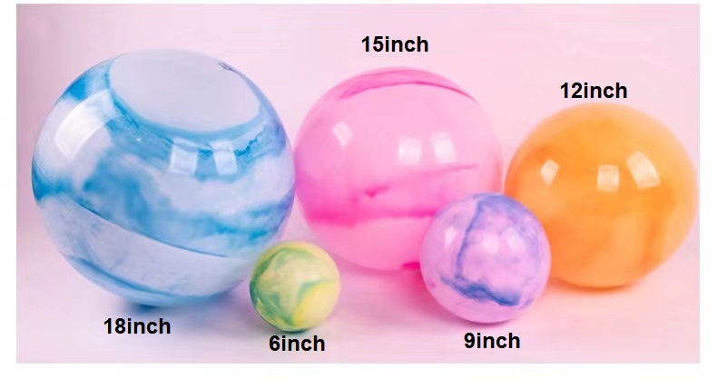 Marble Pvc Ball for 0 to 24 Months Age Range Customizable Packaging Options