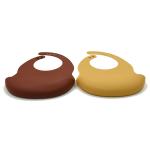 Waterproof Drool Baby Bib Catcher FDA Medical Grade Silicone
