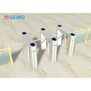 Quality Fully Automatic Tripod Turnstile , Tripod Access Control System 45people/min wholesale