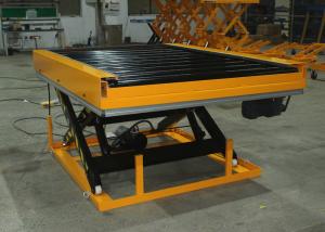 Quality Conveyer Electric Roller Lift Table Cart 400kg Capacity 1000×2200mm wholesale