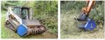 Stable Running Hydraulic Trencher Rail Attachments Quick Running Speed