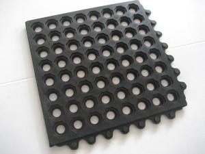 Quality Anti-fatigue black Rubber Door Mat / floor mats for supermarket, shop commercial wholesale