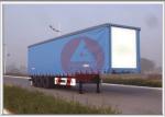 Blue Color Curtain Side Flatbed PVC Tarpaulin High Strength Steel Structure High