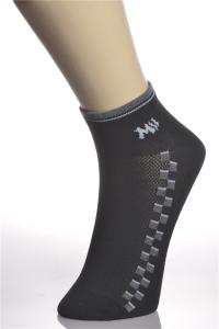 Quality Organic Cotton Grey / Black Nylon Running Socks With OEM Service wholesale