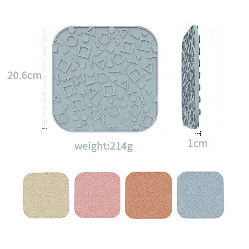 PAISEN Custom Silicone Pet Dog Lick Pad Mat Easy-to-Clean Suction Cups for Healthy Feeding of Dogs Cats Pet Bowls Feeders
