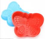 Non - Stick Silicone Butterfly Cake Mould Animal Shape Bake Evenly For Candy