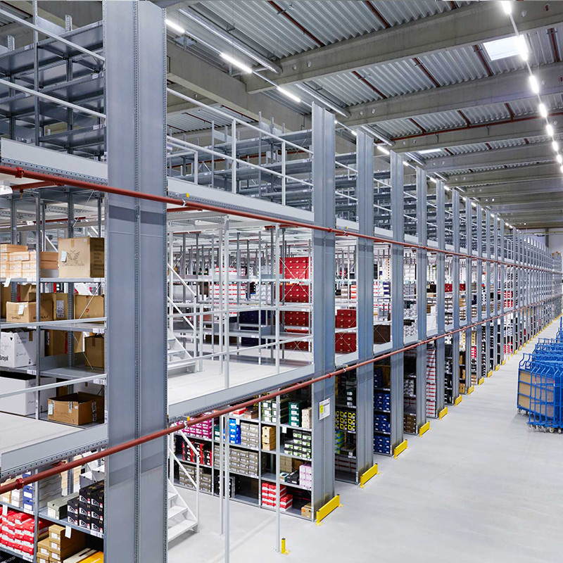 Q235B Pallet Rack Mezzanine Racking System ISO9001 Galvanized