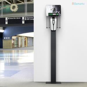 China 240V Automatic Hand Sanitizer Dispenser Stand , Electric No Touch Hand Sanitizer Stand on sale