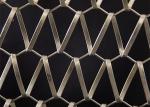 Metal Link Spiral 3mm Decorative Wire Mesh Panels Net For Curtain