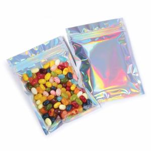 Quality Gravure Printing Rainbow Packaging for 5 Gallon Smell Proof Aluminium Foil Candy Bag wholesale