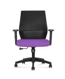 Quality Mid Back Steel Frame Mesh Office Swivel Chair Nylon Purple Backrest Ergo wholesale
