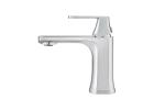 Single Lever Contemporary Brass Bathroom Mixer Tap Monobloc Chrome