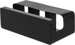Hair Dryer Holder Wall Mounted Modern Black Metal Hair Tools Organizer for Blow