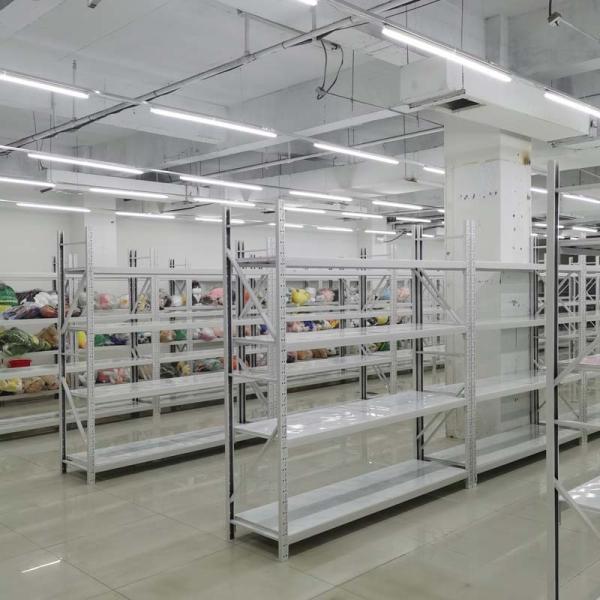 Warehouse Assembly Required Industrial Metal Shelving In Black For Customized