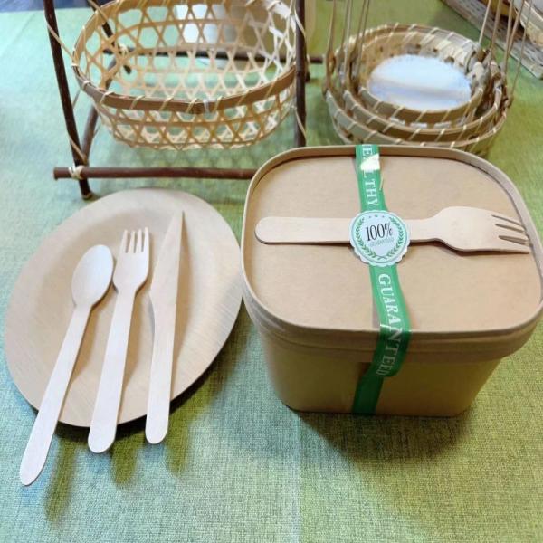 17 Cm Disposable Rectangle Takeaway Box Kraft Paper Box Food Container