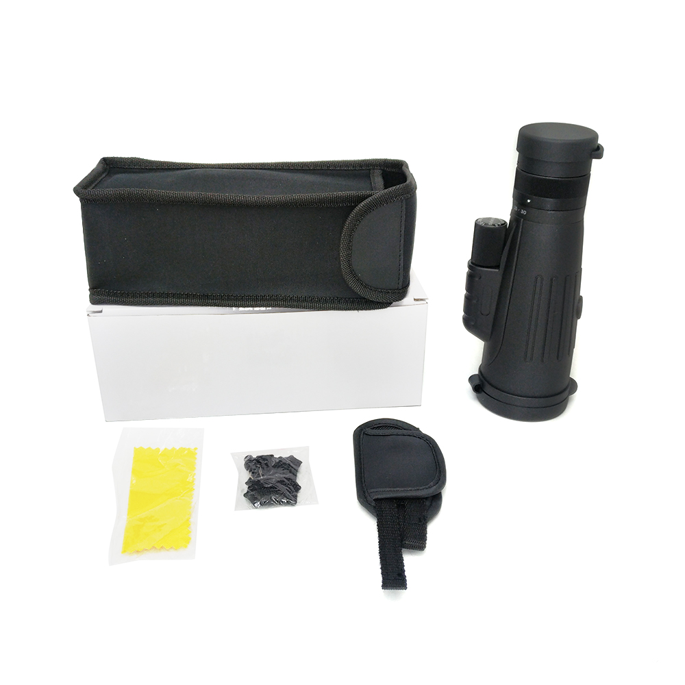 HD 10-30x50 High Powered Zoom Monocular Telescope Single Hand Focus Scope For Concert