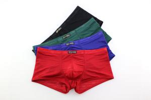 Quality Sustainable Mens Seamless Briefs Anti-Static Breathable Polyester Boxer Shorts wholesale