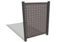 Square Aluminium Profile Gate Fireproof Outdoor Aluminum Estate Gates