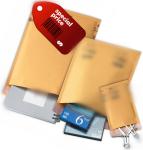 Lightweight Yellow Kraft Bubble Mailers , Kraft Bubble Envelopes Shock