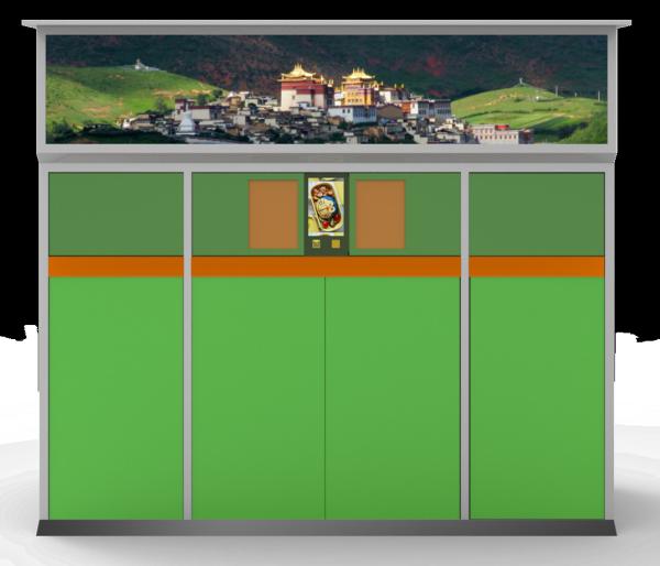 Catering Combo Food Waste Recycling Smart Reverse Vending Machine Built In RFID