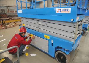 Quality Vertical 24V 3.3KW Pallet Scissor Lift 2520KG Weight Industrial Grade Movable wholesale