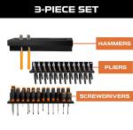 Commercial Buyers Wall Mount Workshop Metal Screwdriver Organizer for Cordless