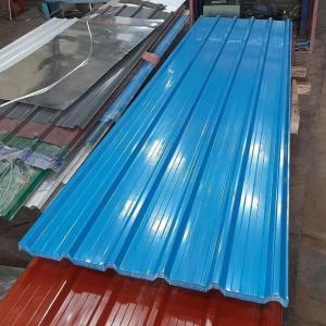 Quality Blue Color Coated Roofing Sheet Corrugated Steel Ceiling Material wholesale