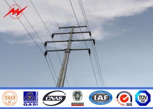 Quality 11.9m 200dan Steel Utility Pole In Transmission Powerful Line wholesale