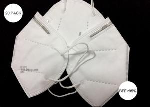 Quality Eco - Friendly Breathing KN95 Disposable Face Mask 3 Years Validity wholesale
