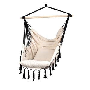 Quality Black And White Hammock Swing Chairs Indoor Hanging Chair Hammock High Strength wholesale