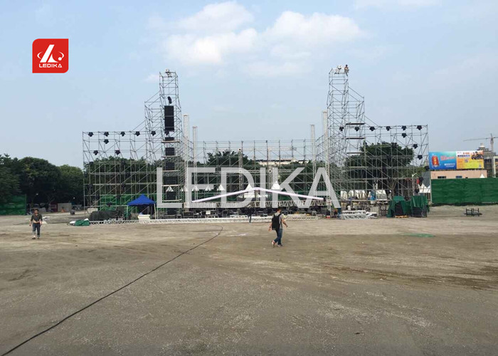 Line Array Sound System Perfect Steel Layher Truss / Circle Audio Truss