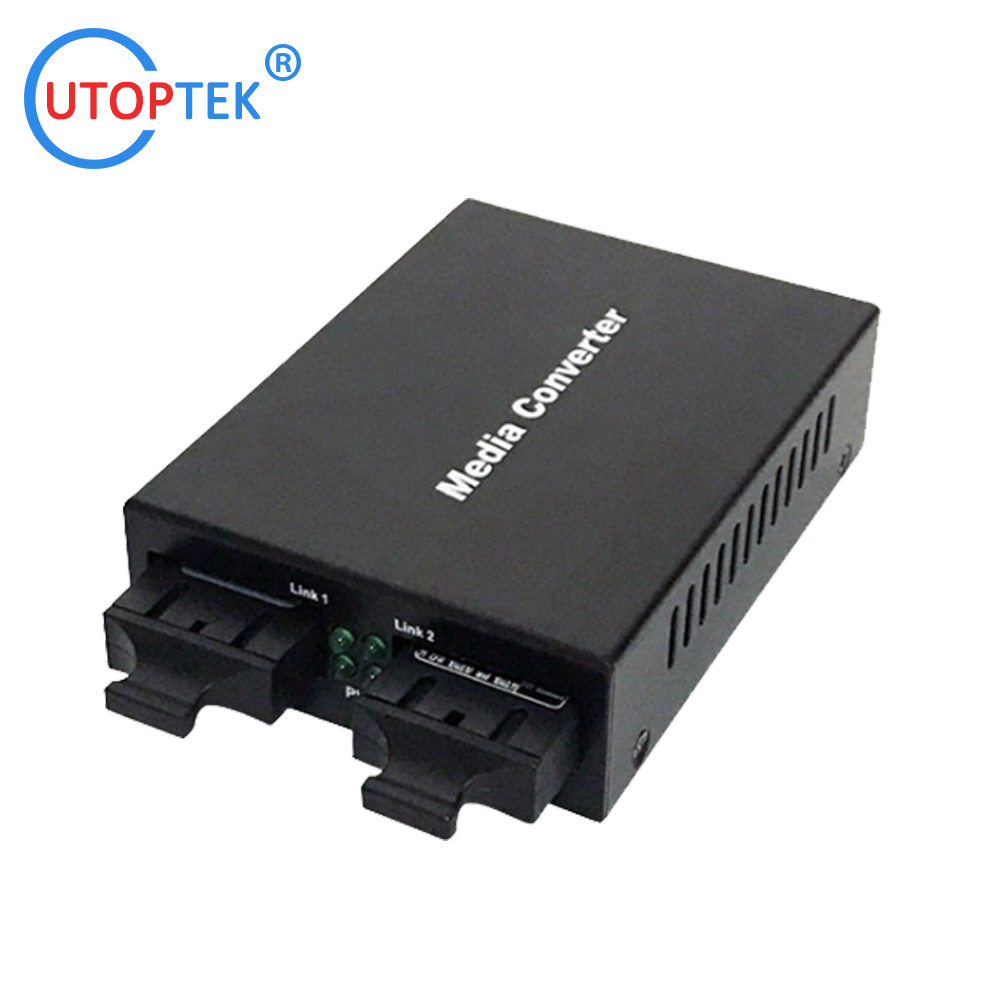 10G SFP+ to SFP+ media converter SM to MM media converter 10GBase-FX 2SFP converter