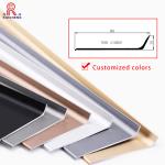 Living Room Extrusion Aluminum Wall Skirting Board Profiles Various Colors