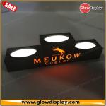customized illuminated black acrylic MEUKOW Cognac wine led bottle glorifier