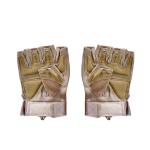 Green Nylon/Cotton/Metallic Half-Finger Hand Protection Perfect for Outdoor