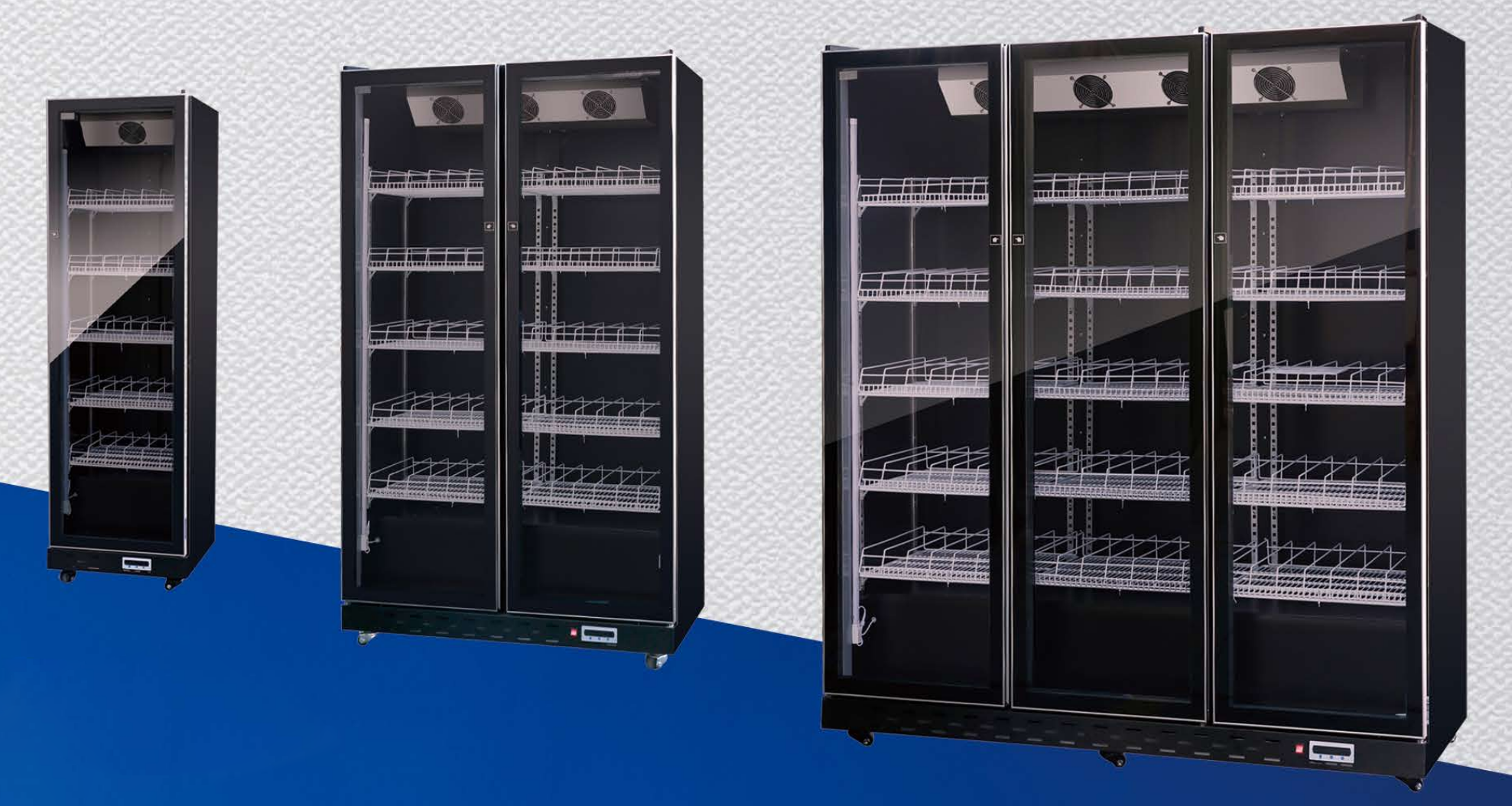 Three Door Luxury Glass Door Wine Display Cabinet Refrigerator for Bar 0-8℃