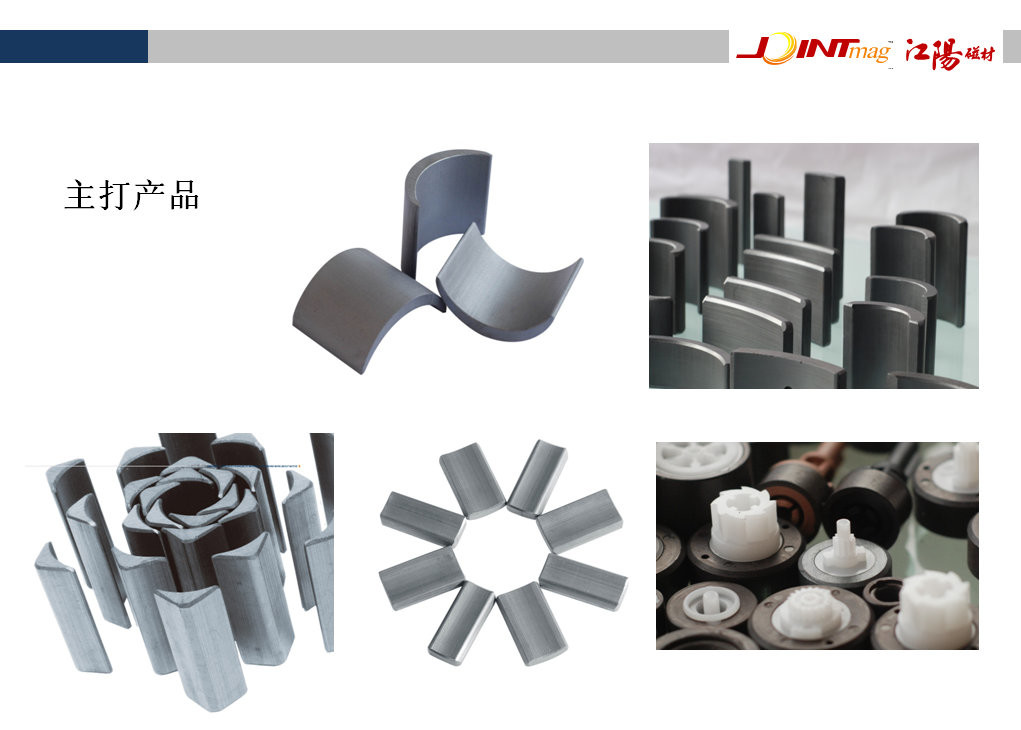 Ceramic Processing Permanent Ferrite Magnet Brushless DC Motor Permanent Magnet
