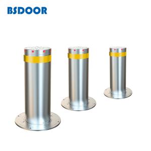 Quality Industrial Roadway Traffic 800mm Electric Rising Bollards 8K Mirror Surface wholesale